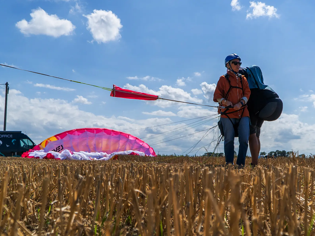 Baptême parapente sur la Côte de Nacre