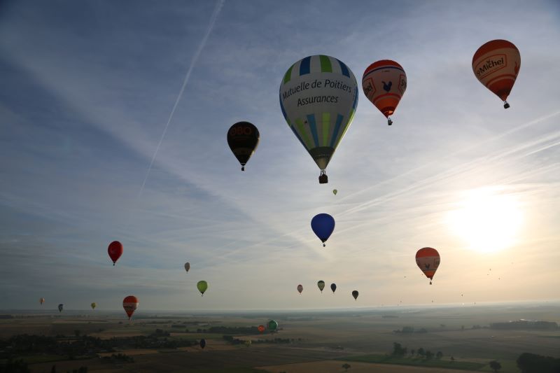 Montgolfière Centre Atlantique- Plateforme décollage