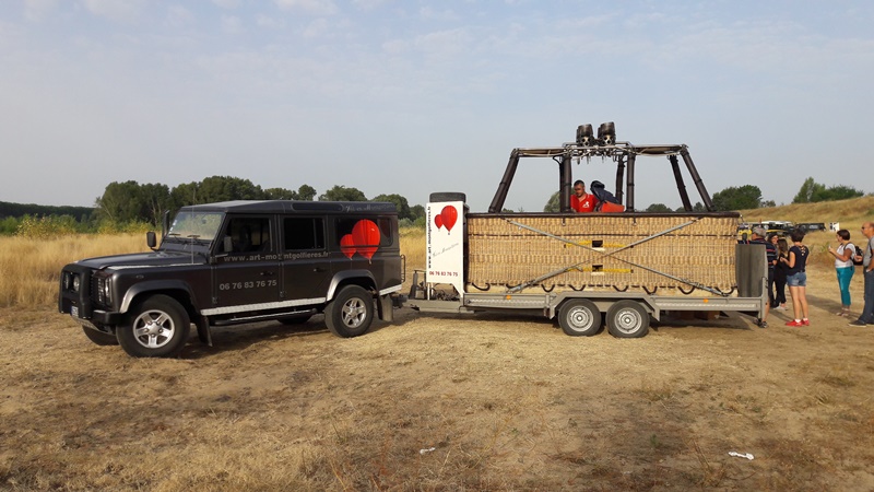 Survol de la Brenne en montgolfière