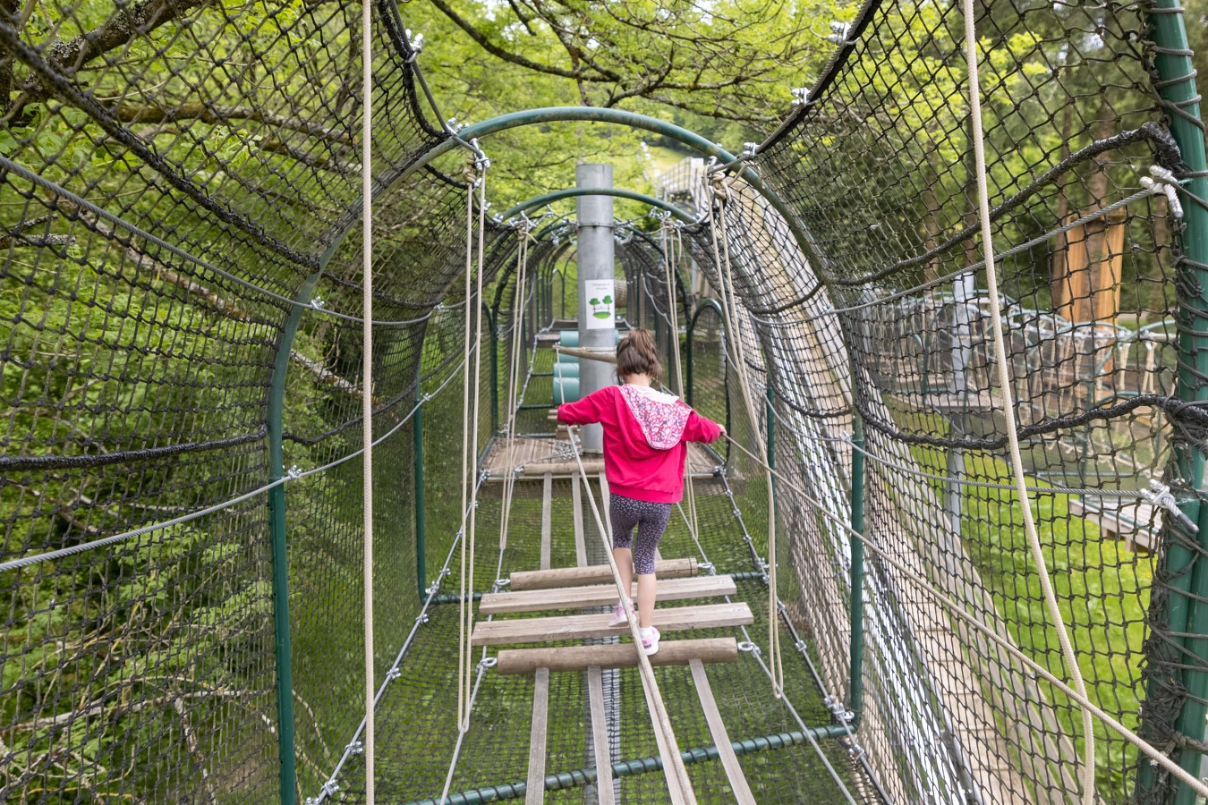 Parcours accrobranche au Viaduc de la Souleuvre
