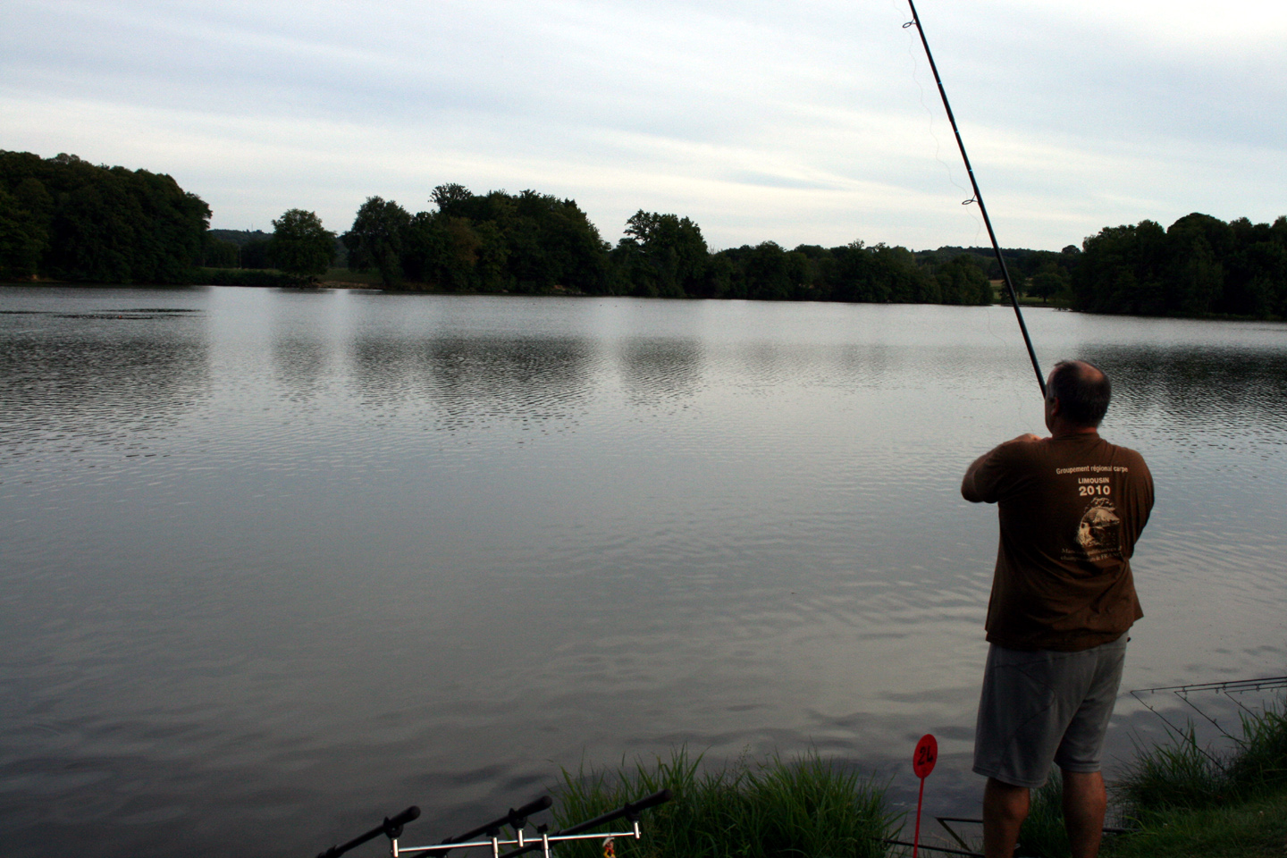 Pêche à l'étang de la Grande Cazine