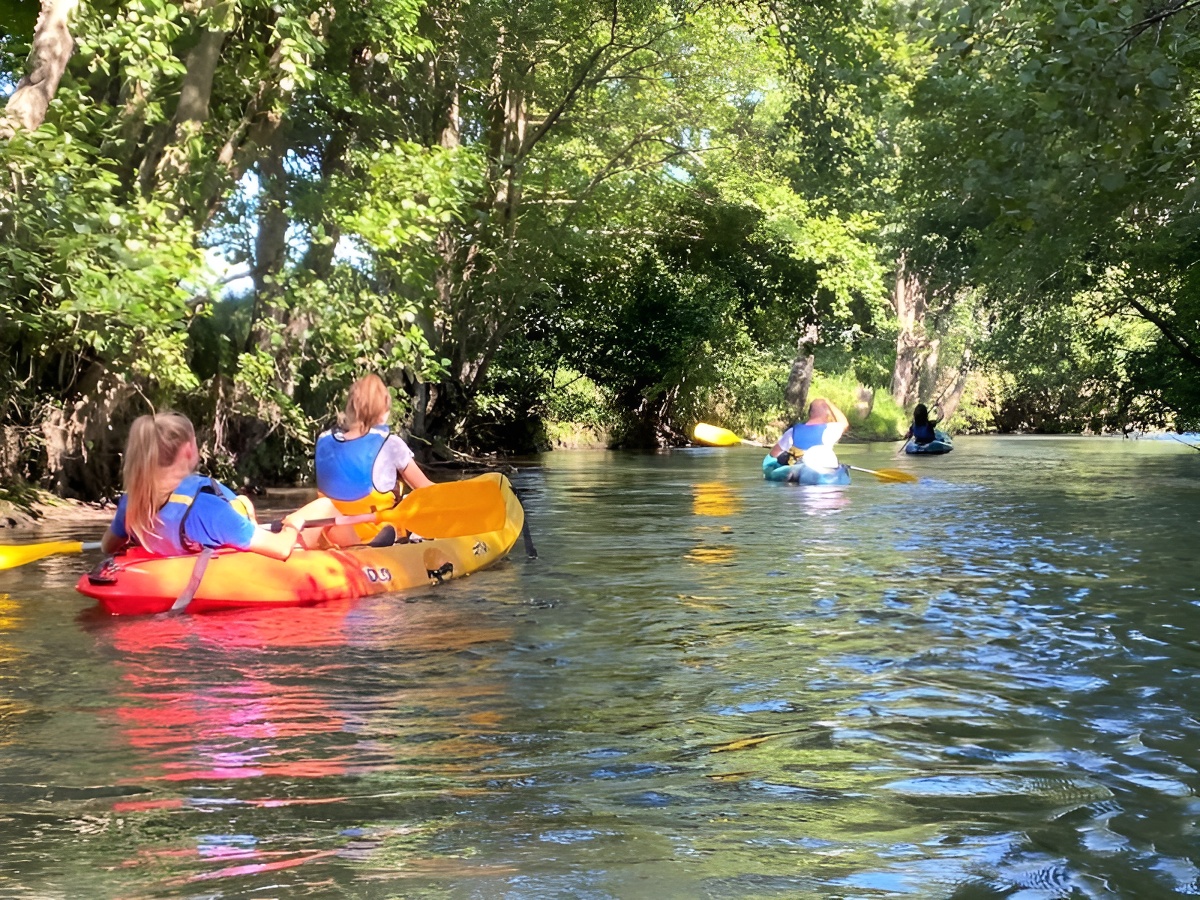 Kayak sur le Lac Terre d'Auge et descente de rivière