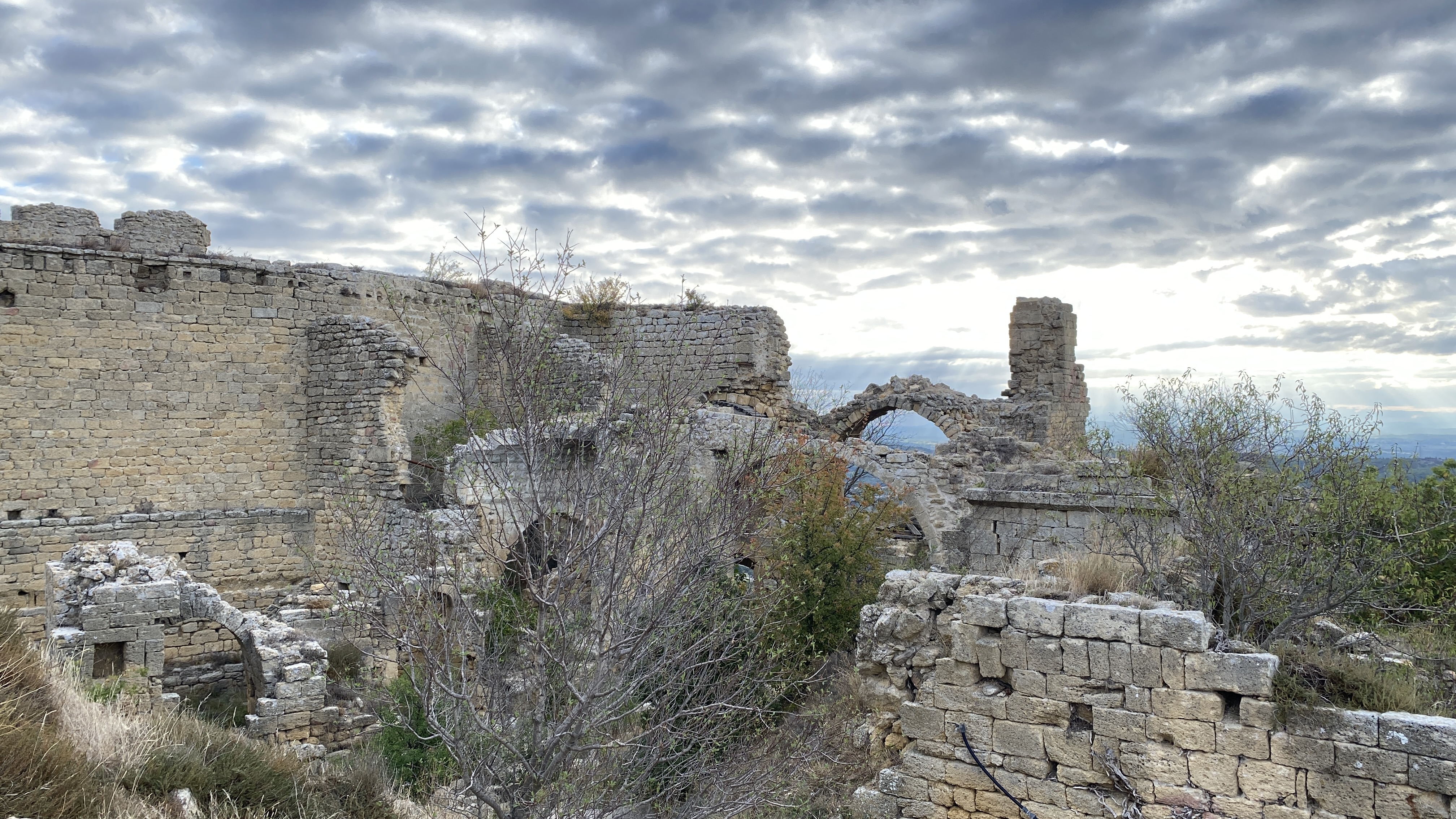 Ruines du château seigneurial de Vernègues