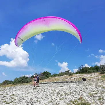 Baptême en Parapente près de Nice