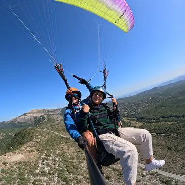 Baptême en Parapente près de Nice