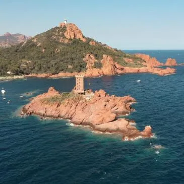 Baptême en hélicoptère à Cannes - Cap Esterel