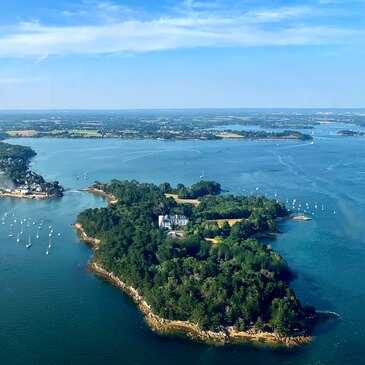 Baptême en Hélicoptère Golfe du Morbihan