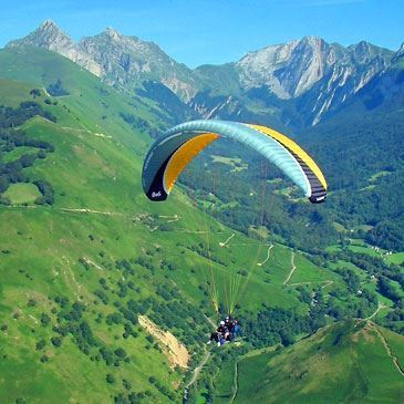 Baptême en Parapente près de Pau