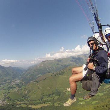 Baptême en Parapente près de Pau