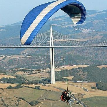Baptême de Voltige en Parapente au Viaduc de Millau