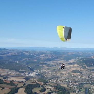 Baptême de Voltige en Parapente au Viaduc de Millau