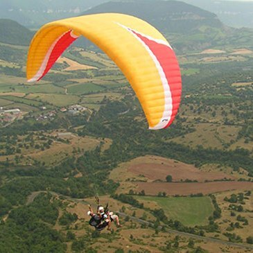 Baptême de Voltige en Parapente au Viaduc de Millau