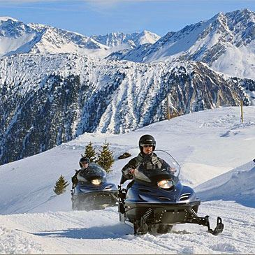 Randonnée en Motoneige à Courchevel