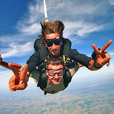 Saut en Parachute Tandem à La Réole près de Bordeaux
