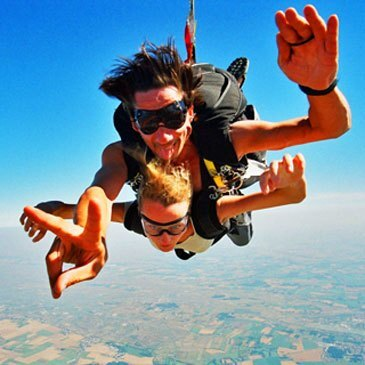 Saut en Parachute Tandem à La Réole près de Bordeaux