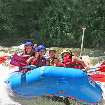 Rafting sur l'Aude près de Carcassonne