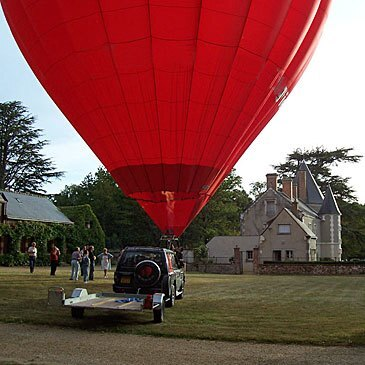 Vol en montgolfière au Château de Saumur