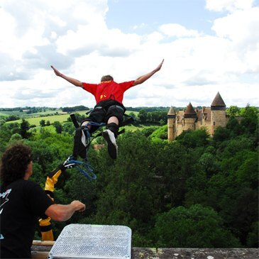 Saut à l'élastique près de Bourges