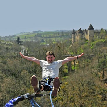 Saut à l'élastique près de Bourges