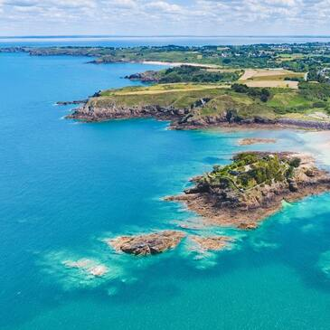 Baptême en Hélicoptère - Survol du Mont Saint Michel