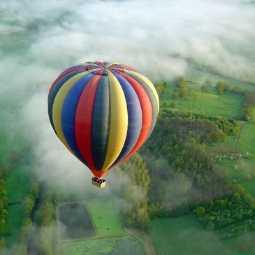 Vol en Montgolfière à Vézelay - Survol de la Bourgogne