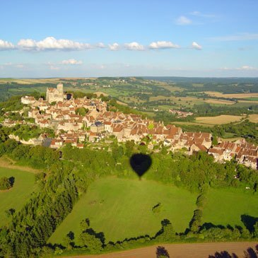 Vol en Montgolfière à Vézelay - Survol de la Bourgogne