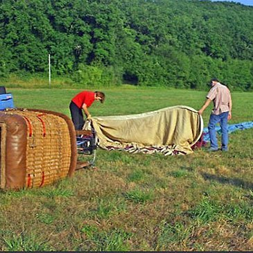 Vol en Montgolfière à Vézelay - Survol de la Bourgogne
