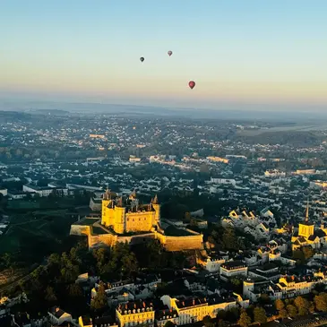 Vol en Montgolfière près d'Angers - Survol des Châteaux