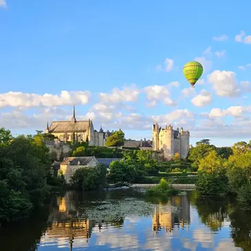 Vol en Montgolfière près d'Angers - Survol des Châteaux
