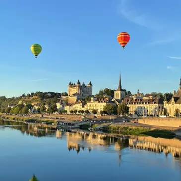 Vol en Montgolfière près d'Angers - Survol des Châteaux