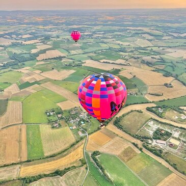 Vol en Montgolfière près d'Albi- Survol de Cordes-sur-Ciel