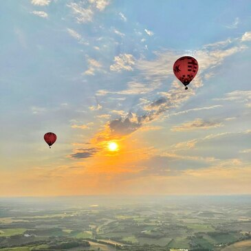 Vol en Montgolfière près d'Albi- Survol de Cordes-sur-Ciel