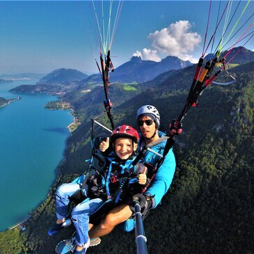 Baptême en Parapente - Survol du Lac d'Annecy