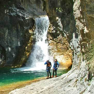 Descente du Canyon de Miraval près de Lannemezan