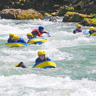 Descente en Hydrospeed sur l'Isère à La-Plagne