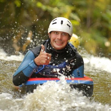 Descente en Hydrospeed sur l'Isère à La-Plagne