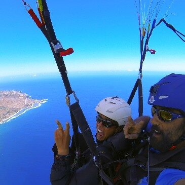 Baptême de Voltige en Parapente à Saint-Leu à La Réunion
