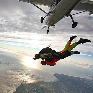 Saut Parachute en tandem au Mont Saint-Michel