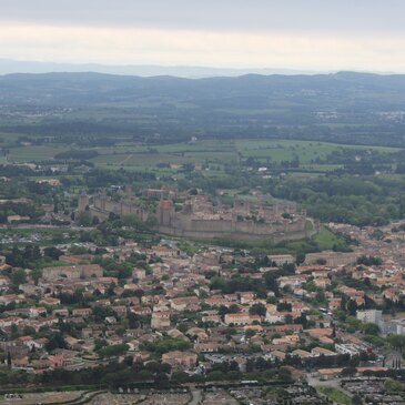 Baptême en Hélicoptère à Carcassonne