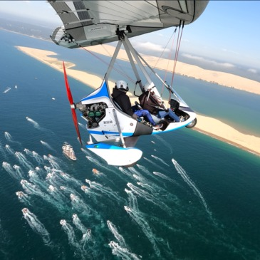 Baptême en ULM Pendulaire à Arcachon