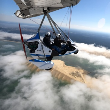 Baptême en ULM Pendulaire à Arcachon
