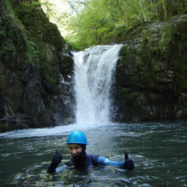 Descente en Canyoning près de Pau