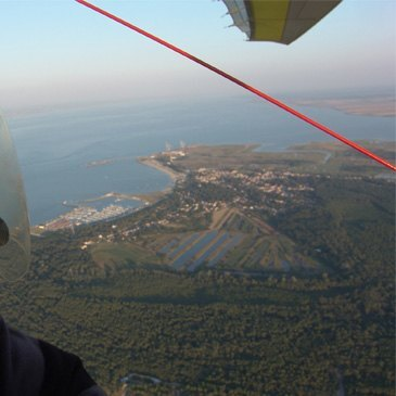 Baptême en ULM près de Lacanau - Pointe de Grave