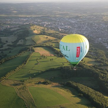 Vol en Montgolfière à Saint Flour - Survol des Volcans d'Auvergne