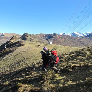 Baptême de l'air en Parapente au Col du Tourmalet