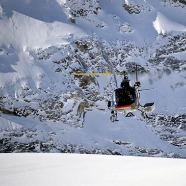 Baptême en Hélicoptère aux Arcs - Survol du Mont blanc