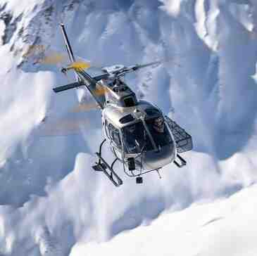 Baptême en Hélicoptère aux Arcs - Survol du Mont blanc