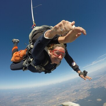 Saut en Parachute Tandem près de Beaune
