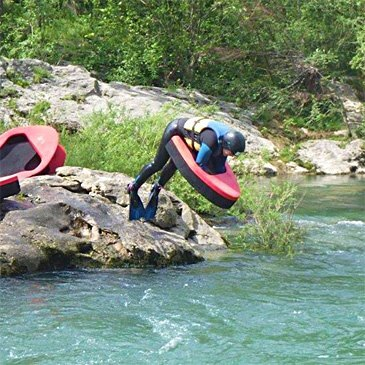 Hydrospeed dans les Gorges du Diable près de Montpellier