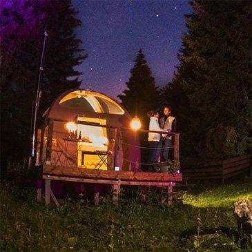 Randonnée Raquette et Nuit en Igloo à Annecy